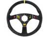 OMP OMP 320 Carbon S Steering Wheel - 320mm |Black/Yellow Suede OD/2032 View 2