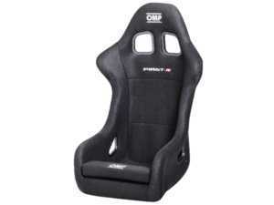OMP FIRST-R: Fiberglass Racing Seat | Black - Special Order