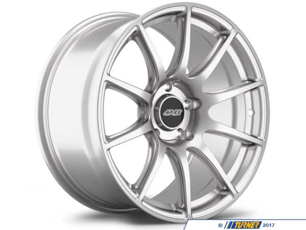 APEX Wheels 18" APEX SM-10 Staggered Wheel Set - Race Silver sm101810522rsKT