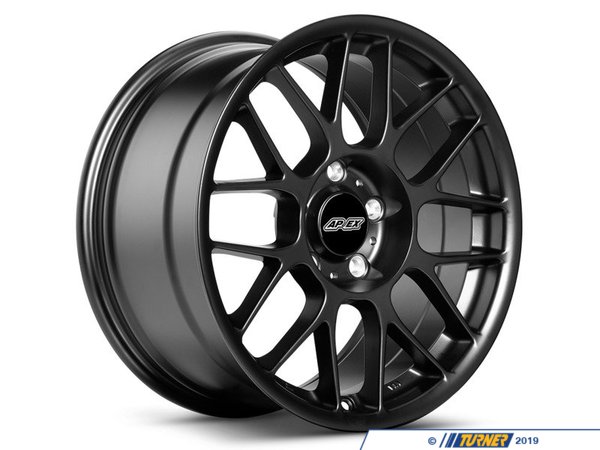 APEX Wheels APEX ARC-8 19" Square Wheel Set - Satin Black ARC8199522SMBKT