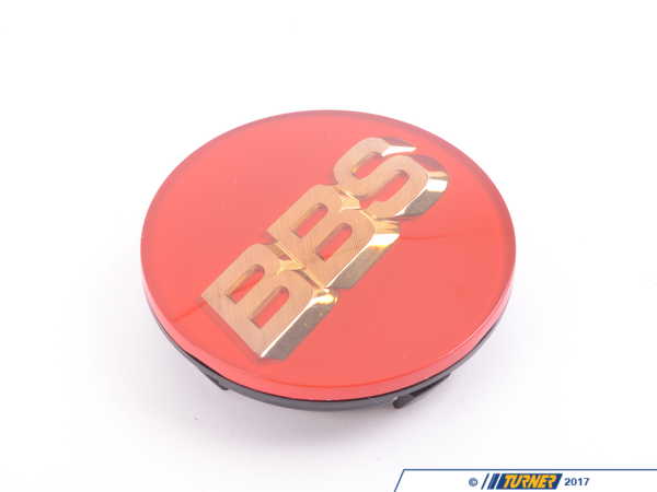 BBS BBS Center Cap - Red W/ Gold 3D Logo - 70mm - Priced Each  56.24.126