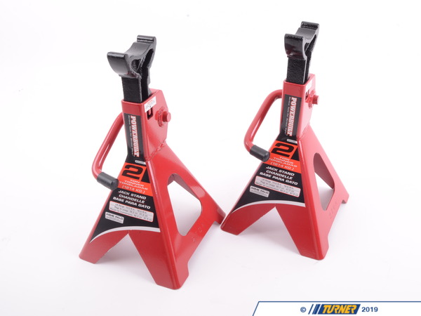 Powerbuilt 2 Ton Ratchet Style Jack Stands Pair 640399