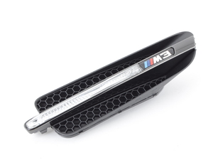 Genuine BMW Grille, Side Panel, Front, R - 51137981106 - Schwarzchrom