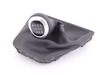 Genuine BMW Leather Shift Knob With Boot/6-Speed - Perlglanz Chrom - F10 25117599516 View 1