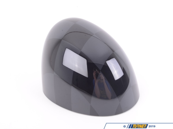 Genuine MINI Genuine MINI Mirror Cap Checkered Black / Gray - Right - F56 F54 F55 F56  51142348088