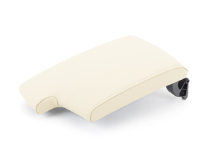 Genuine BMW Center Console Armrest - Cream Beige Dakota Leather - E92 E93