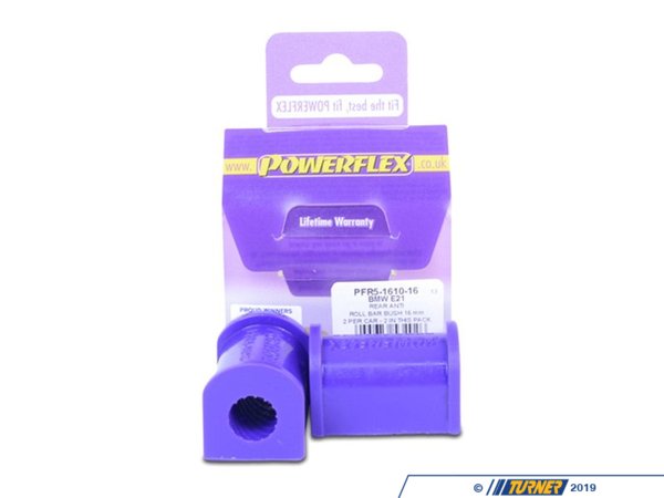 Powerflex Powerflex Performance Polyurethane Rear Sway Bar Bushing Set - E21 320i PFR5-1610-16x2