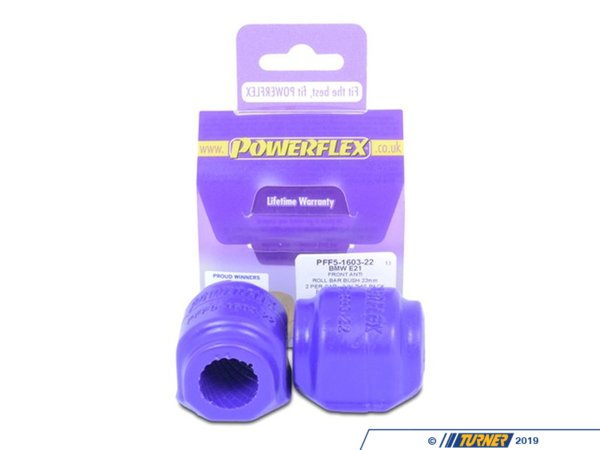 Powerflex Powerflex Performance Polyurethane Front Sway Bar Bushing Set - E21 320i PFF5-1603-22x2