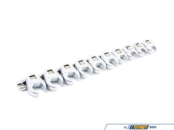 Sunex 10 Pc. 3/8" Dr. Metric Crowfoot Wrench Set 9710MD