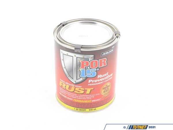 POR-15 POR15 Rust Preventive Semi Gloss Black QT POR45404