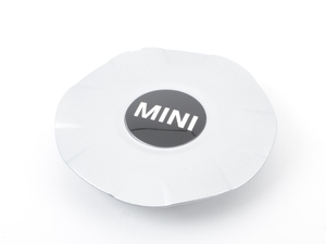 Genuine MINI Hub Cap, Silver 15" - 36136770999