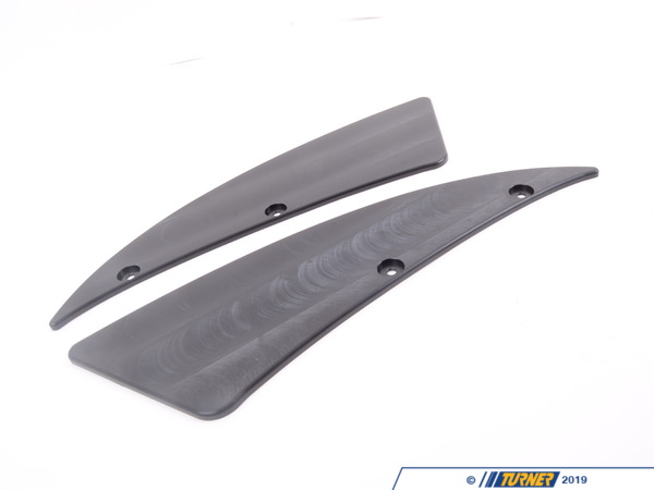 Turner Motorsport Delrin Carbon Splitter Skid Plates - 17" 013770TMS03KT