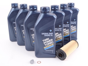 Genuine BMW Inspection I Oil Change Kit - 0w-30 - B58 3.0L