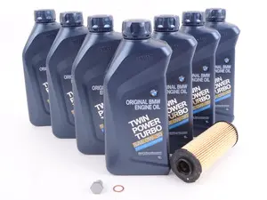 Genuine BMW Inspection I Oil Change Kit - 0w-30 - B58 3.0L