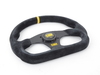 OMP OMP Superquadro Racing Steering Wheel - Flat 330mm, Black Suede OD/1990 View 1