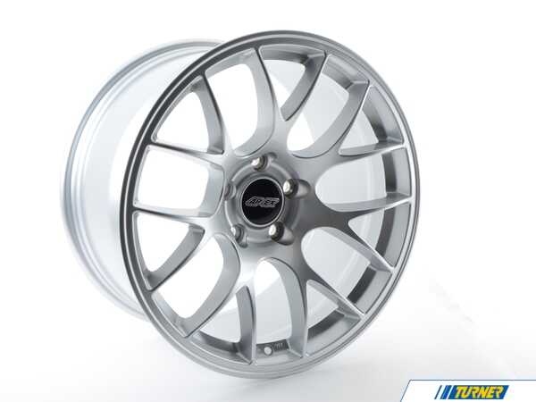APEX Wheels APEX EC-7 18x10" ET25 Silver Wheel 22.45lbs - PROFILE 3 EC71810ET25RS