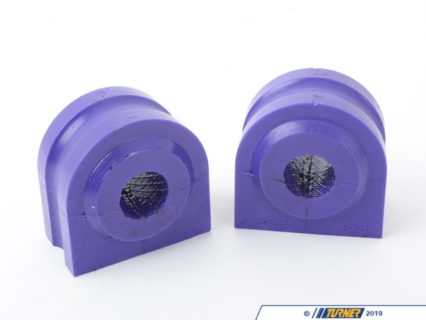 Powerflex Black Series Race Polyurethane Front Sway Bar Bushing Set - E60, E61, E64 PFF5-703-25Bx2
