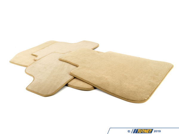 Genuine BMW Genuine BMW Set Of Floor Mats Velours Beige - E93 51477316615