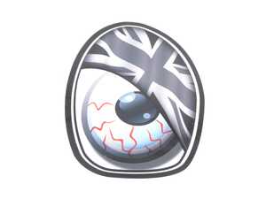 M7 Eye Decal Set - Union Jack Grayscale