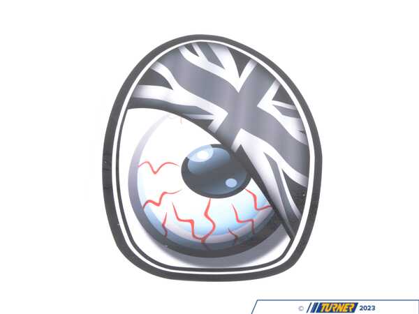 M7 Speed M7 Eye Decal Set - Union Jack Grayscale 92-9007