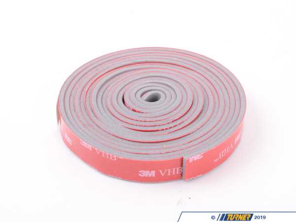 ECS 3M VHB Foam Tape, 1/2" Width x 36 Yards (108 ft) Length, .090" Thick - Cut to Length 90" 8127A77-90in