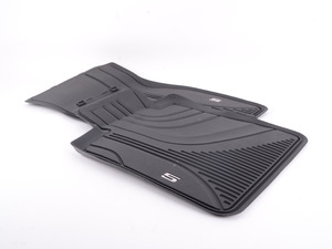 Genuine BMW Black Rubber Front Floor Mats - G30 51472414218