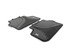 Genuine BMW Rear rubber floor mats - Black - G30