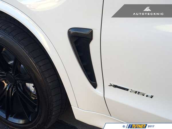AUTOTECKNIC Carbon Fiber Fender Trims - F15 X5 - Without Emblem Indentation BM-0078-CF