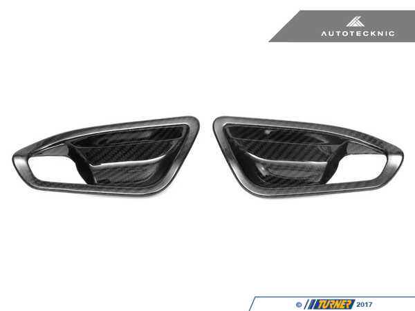 AUTOTECKNIC Dry Carbon Fiber Interior Door Handle Covers - F20 1-Series F22 2-Series F87 M2 BM-0356