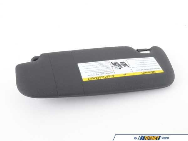 Genuine BMW SUN VISOR WITH LABEL, RIGHT 51167382110