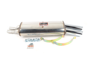 BMW E30 - 325 (full kit) All Models  2 x Ø50mm Rear Exhaust OO76