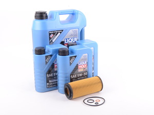 Liqui Moly Longtime High Tech 5w-30 Oil Change Kit - E90 335d E70 X5 xDrive35d (M57)