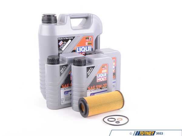 Packaged by Turner Liqui Moly Special Tec LL 5w-30 Oil Change Kit - E90 335d E70 xDrive35d (M57) LM0CK16KT