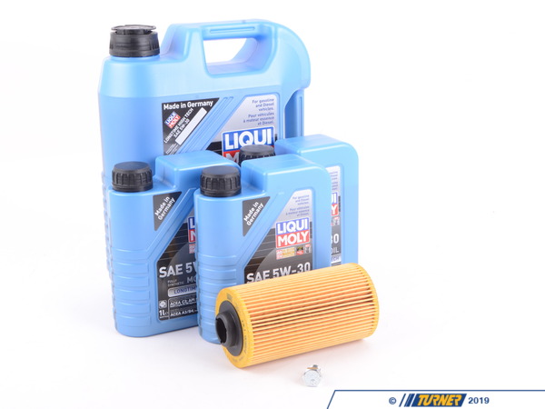 Packaged by Turner Liqui Moly Longtime High Tech 5w-30 Oil Change Kit - M60 M62 M70 M73 LM0CK14KT