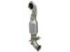 AFE AFe Twisted Steel Downpipe With Sport Cat 48-36318-1HC View 2