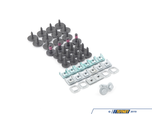 Genuine BMW Genuine BMW Front Bumper Mounting Hardware Set - E82 E88 128i 135i 1 M Coupe 51112410004