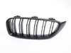 ECS Matte Black Front Grille - Dual Slats - F32 F33 F36 F80 F82 F83 M3 M4 BM-0175-DS-MB View 3