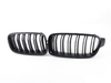 ECS Dual Slats Matte Black Blackout Grille Set - F30 F31 320i 328i 335i  BM-0179-DS-MB View 1