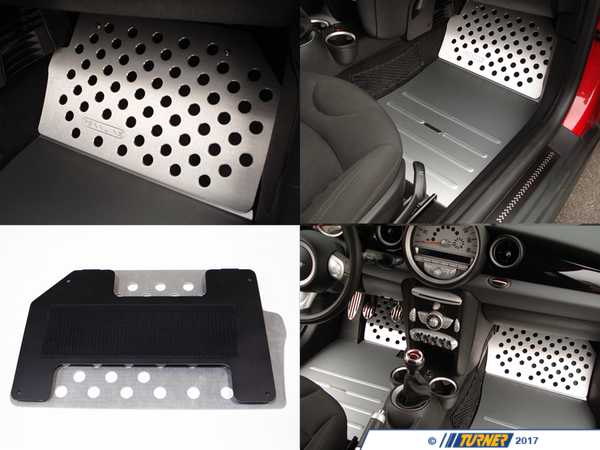 Rennline Pedal Board Passenger Side - Silver F51SILVER