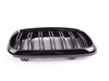 ECS Replacement Dual-Slats Gloss Black Front Grilles - F15 X5 F85 X5M F16 X6 F86 X6M BM-0174-DS-GB View 3