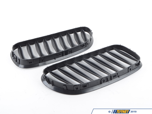 ECS Matte Black Center Grills - E85 E86 Z4 2004-2008 BM-0216