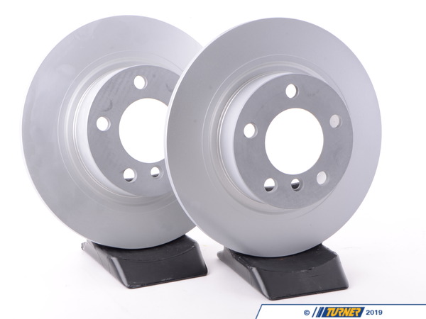 Genuine MINI Rear Brake Rotors - Pair 11.65" (296x10) 34219811540KT