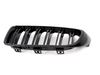 ECS Gloss Black Dual-Slats Front Grille - F32 F33 F36 F80 F82 F83 M3 M4 BM-0175-DS-GB View 2