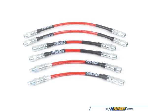 ECS ECS Tuning Exact-Fit Stainless Steel Brake Lines (Full Kit) - E21 320i 000021ECSKT